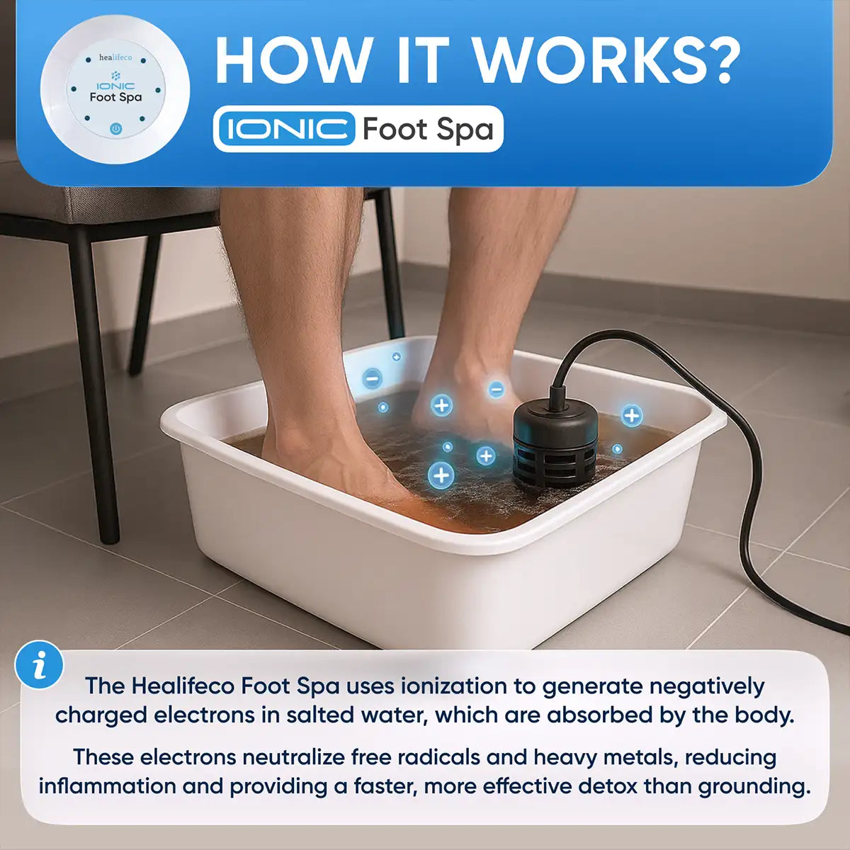 Healifeco Ionic Foot Spa