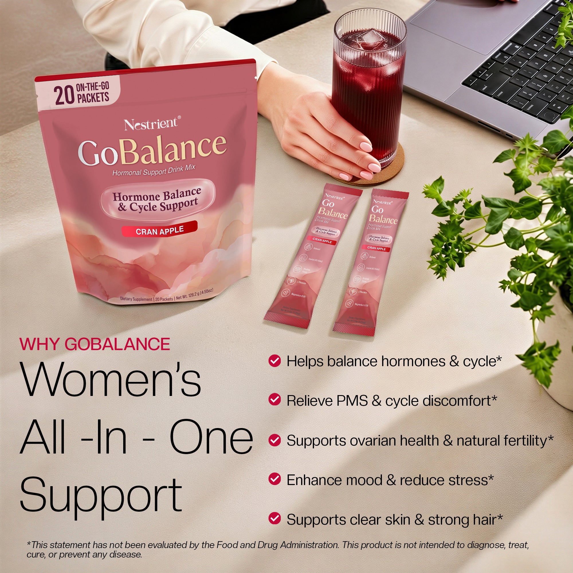 Nestrient GoBalance Hormonal Support Drink Mix