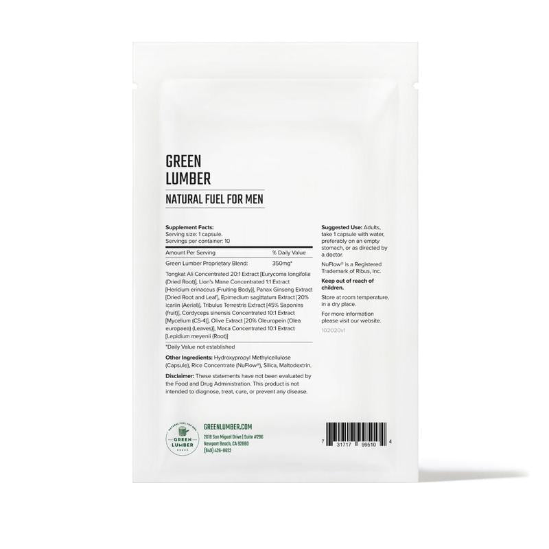 Green Lumber - Natural Fuel For Men