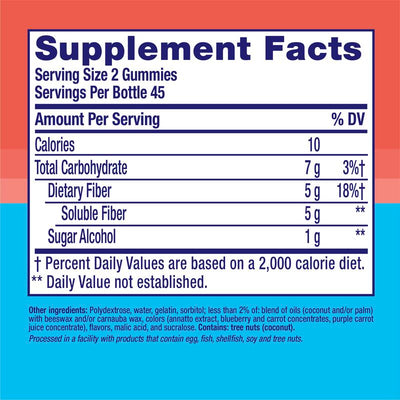 Vitafusion Fiber Well Sugar-Free Gummies