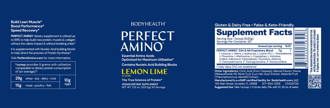 LEMON-LIME PERFECT AMINO POWDER