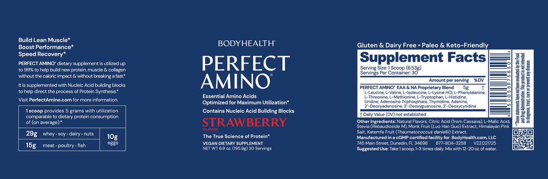 STRAWBERRY PERFECT AMINO POWDER