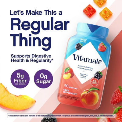 Vitafusion Fiber Well Sugar-Free Gummies